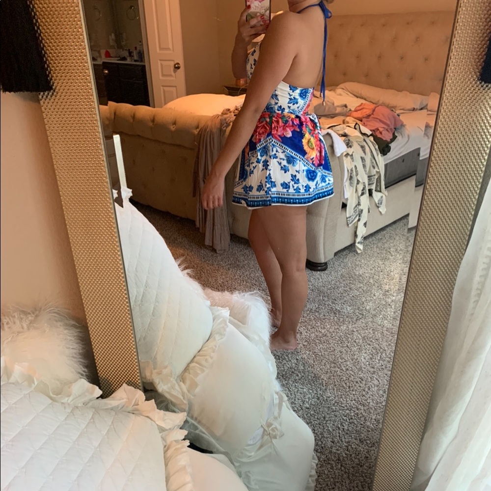 Colorful halter romper SUCH GOOD quality!